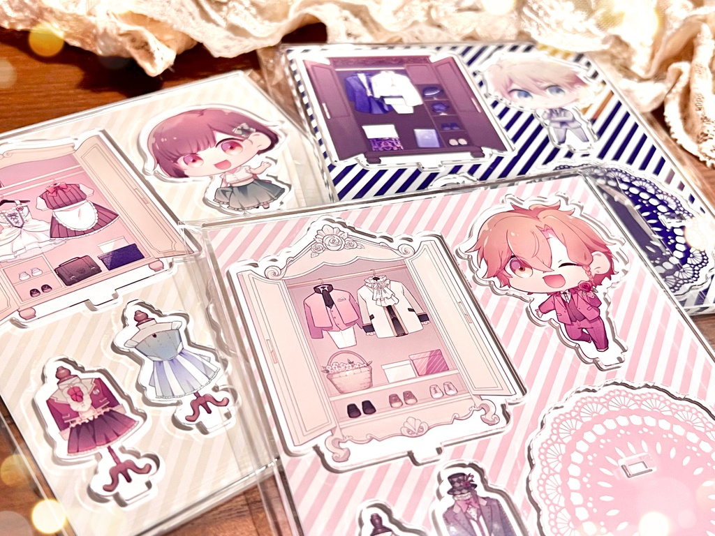 お着替えアクスタプレート