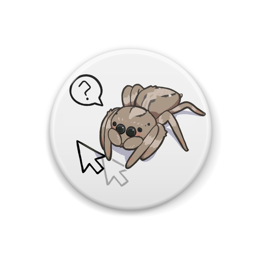 ハエトリグモとマウスポインタ