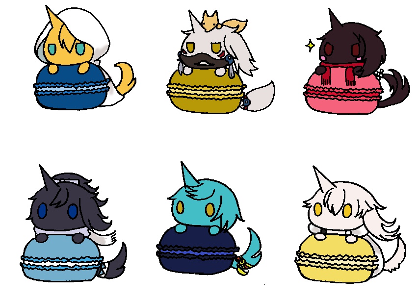 もふって乱舞アクリルキーホルダー①