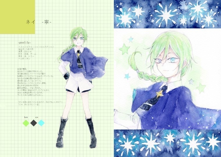 『星っこ設定集』(創作設定集)