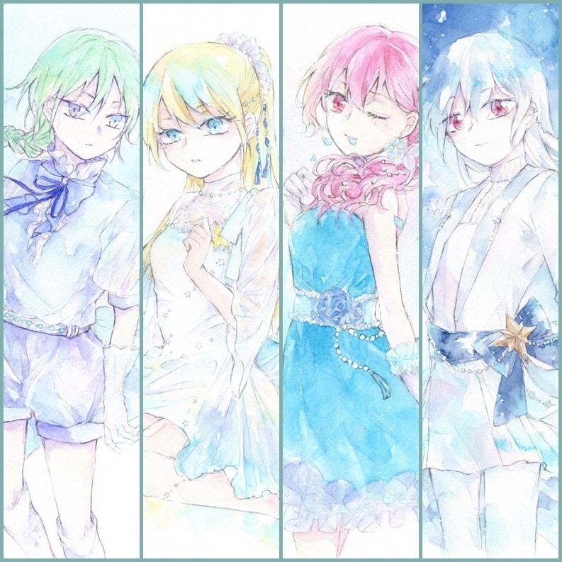 『BLUE×DRESS』(創作イラスト集)