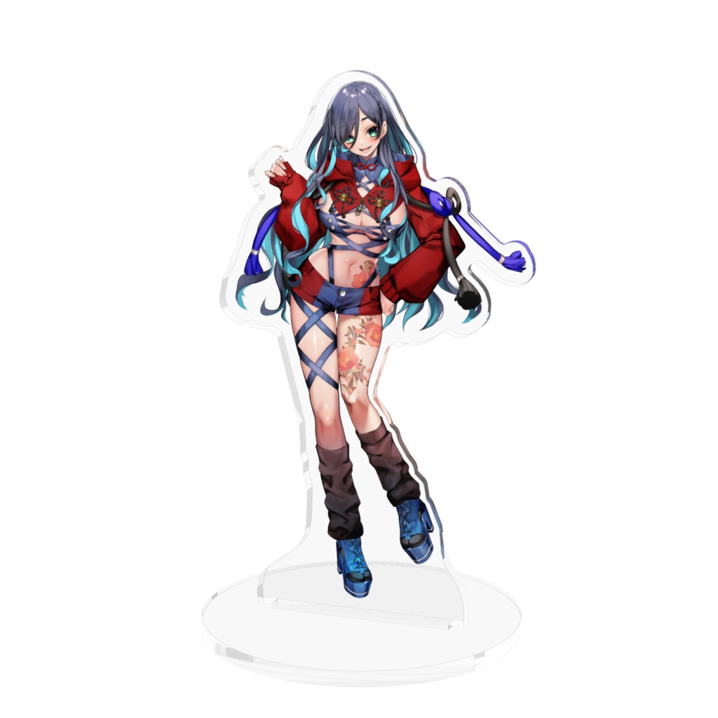 浅葱紗アクスタ(サイバー和服)