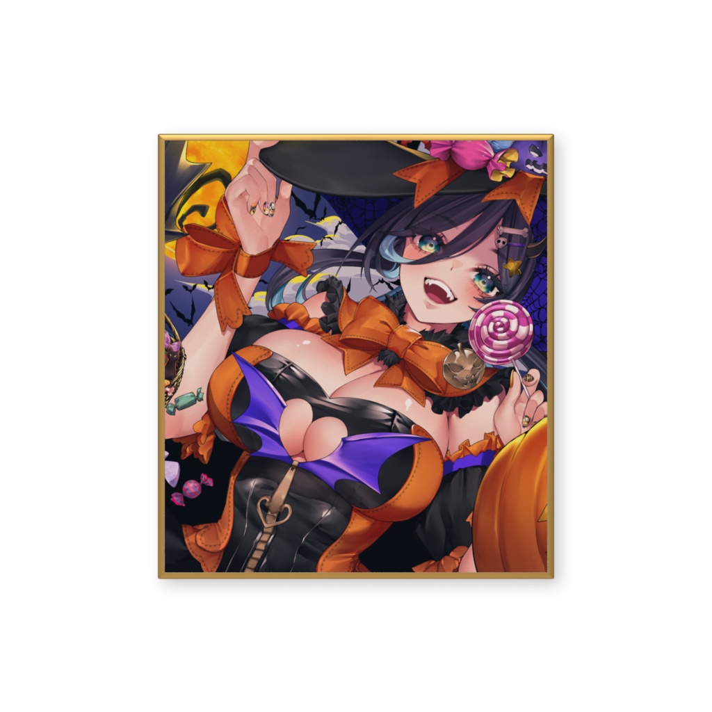 ハロウィンすず色紙