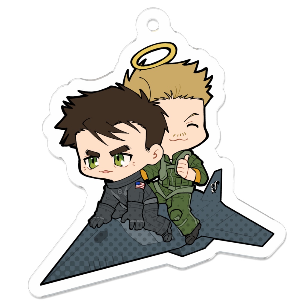 🐮マーヴェリックとグースDARKSTAR・キーホルダー