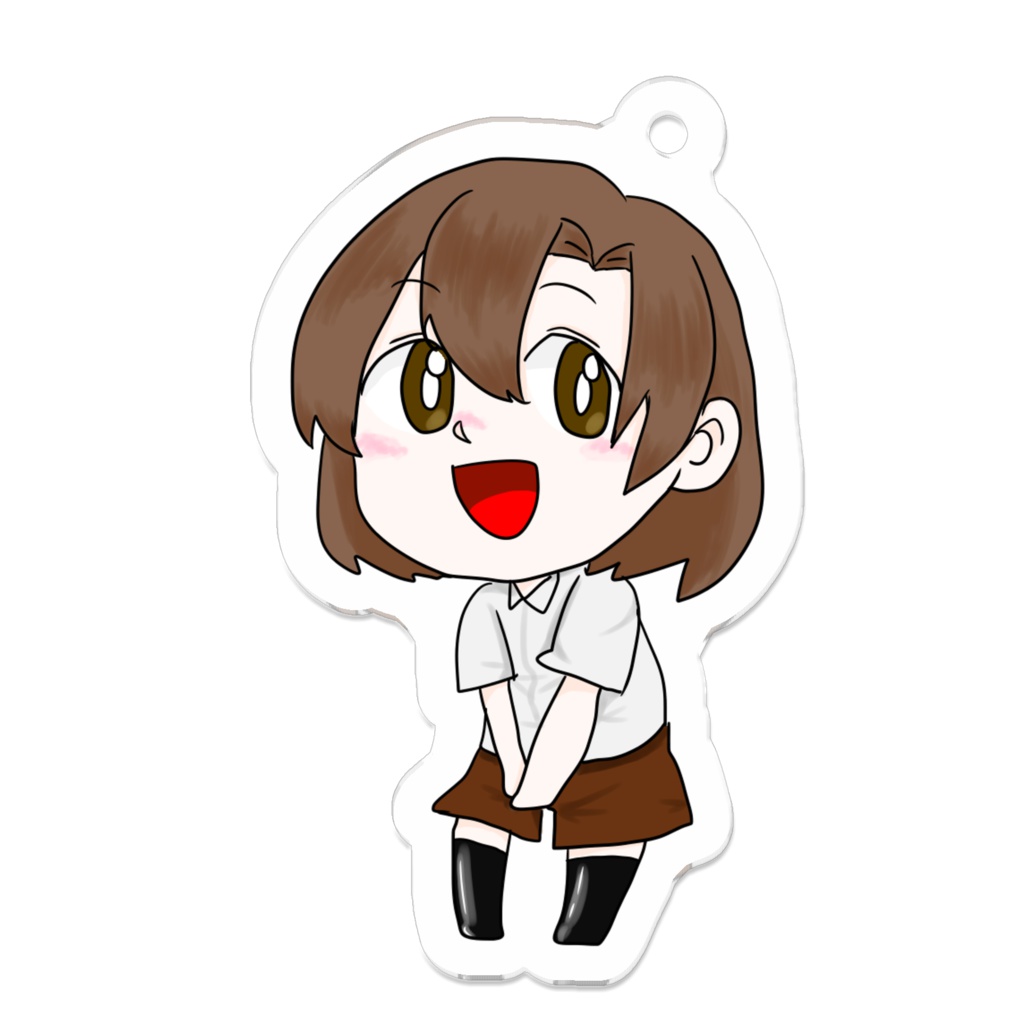 しるばーのアクリルキーホルダー