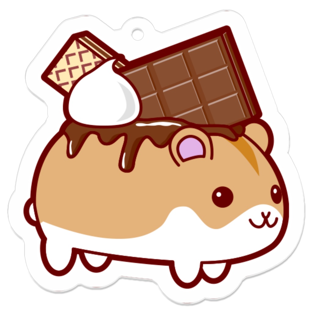 おはむドッグ　チョコパフェ