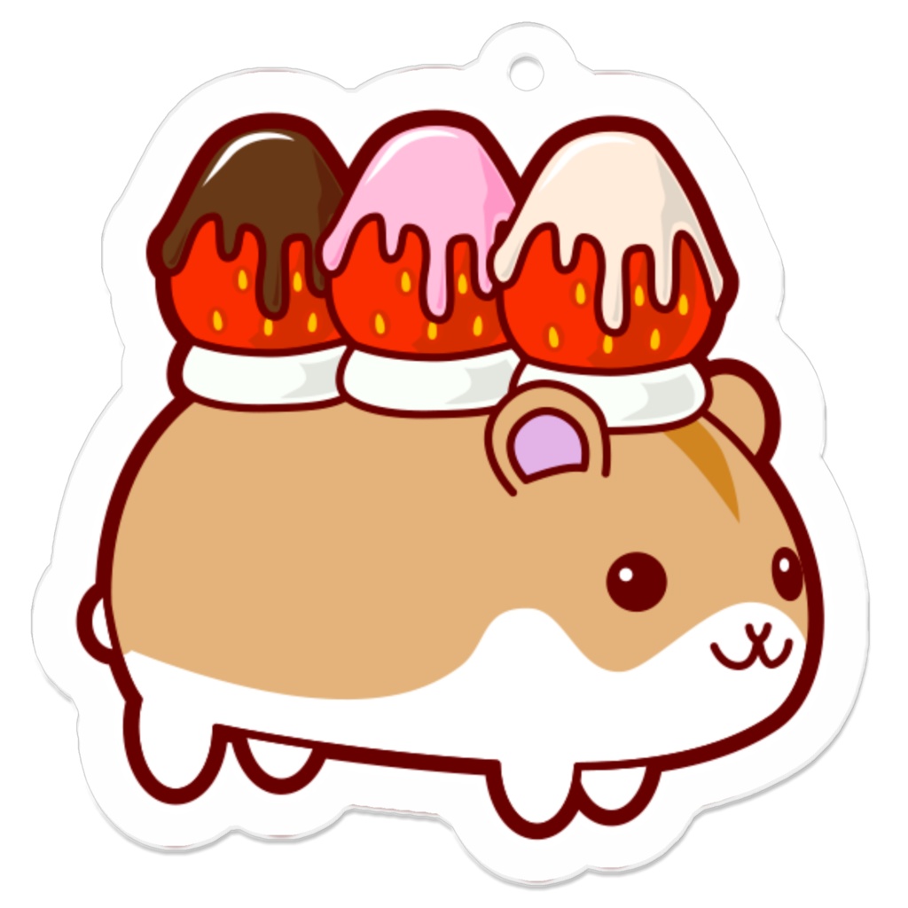 おはむドッグ いちごチョコ