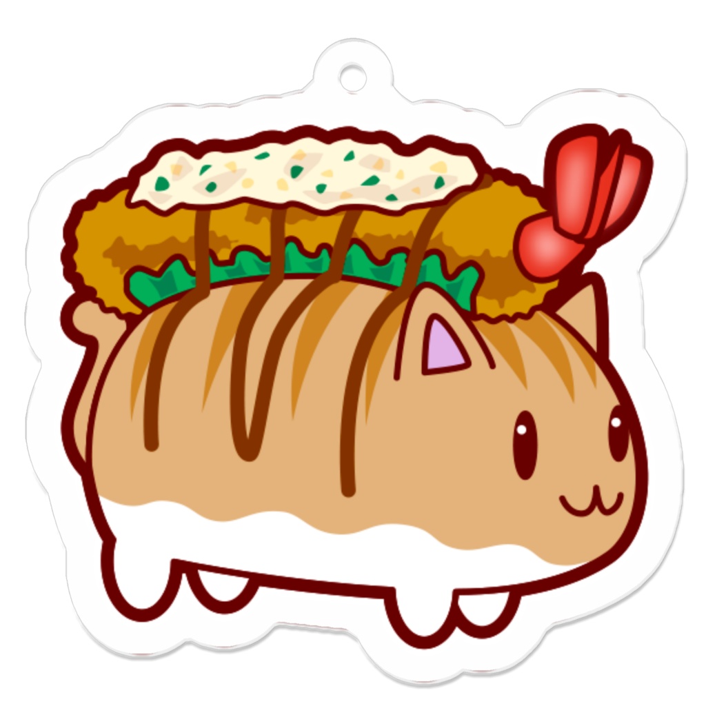 にゃんこドッグ　エビフリャー