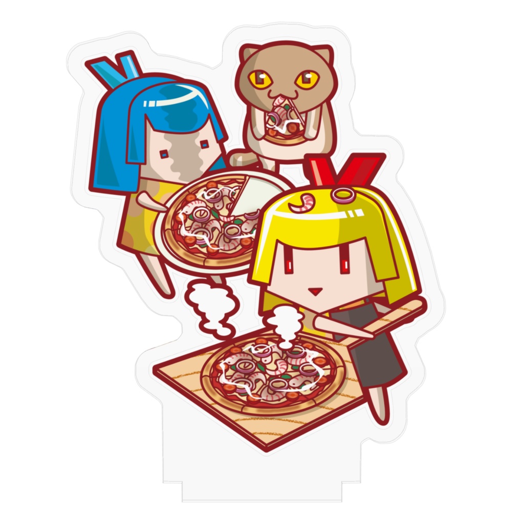 めぐ&しおピザ アクスタ