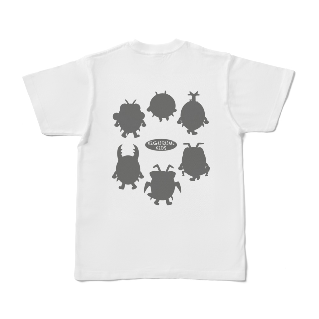 きぐるみキッズ(昆虫) - 白Tシャツ