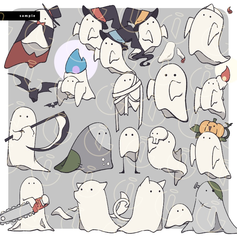 おばけちゃんずマスキングテープ