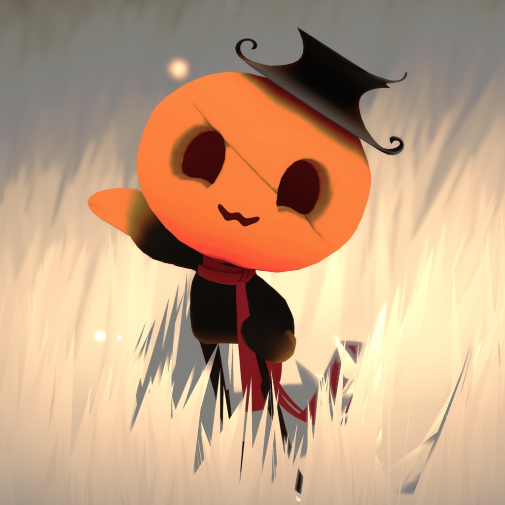 かぼちゃのプキン Pkin the Pumpkin - オリジナル3Dモデル