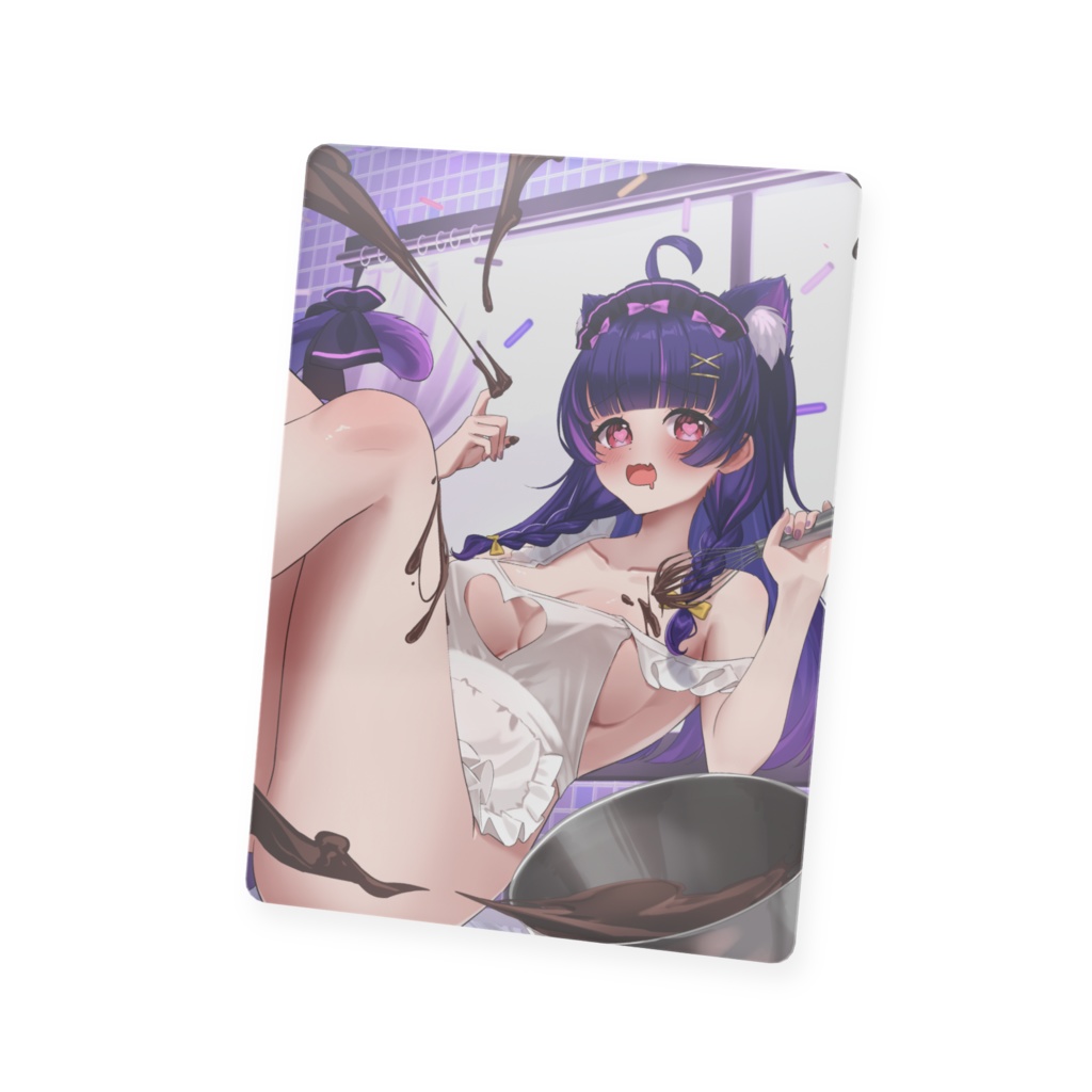 バレンタインなおいもちゃんカード