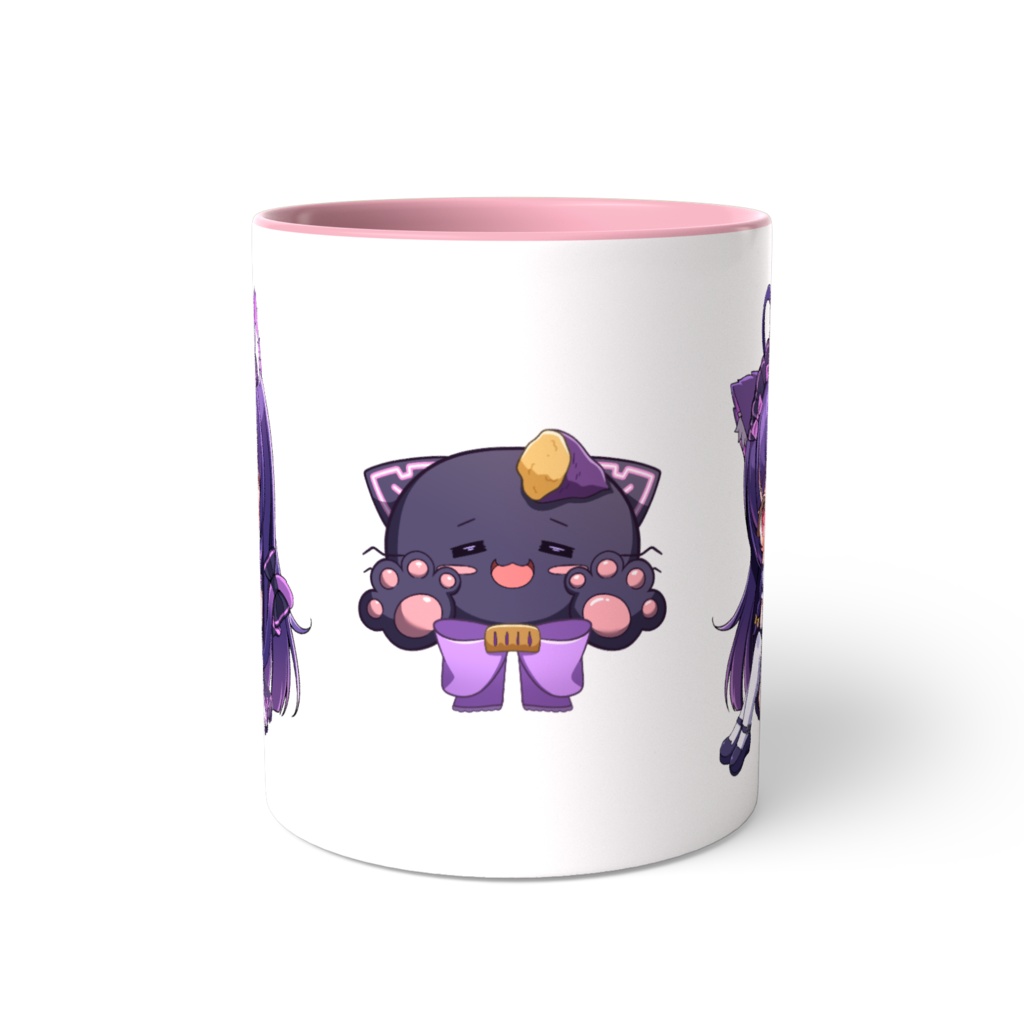 ミニおいもちゃんマグカップ【ピンク/ブラック】