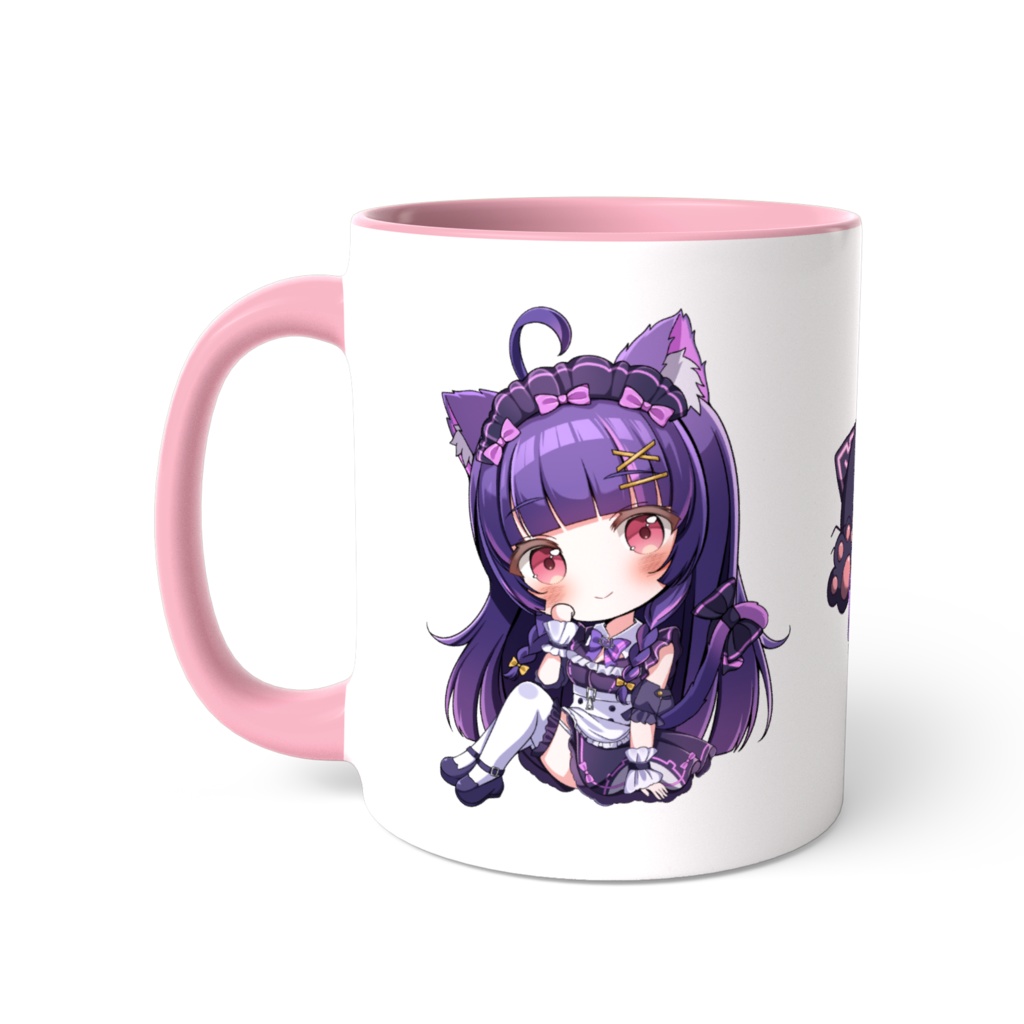 ミニおいもちゃんマグカップ【ピンク/ブラック】