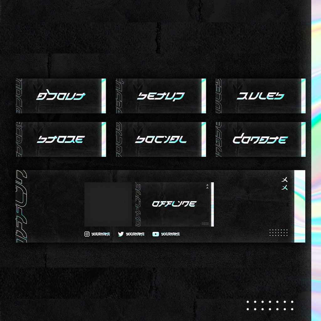 ホログラフィック ストリーム オーバーレイ | Holographic Stream Overlay