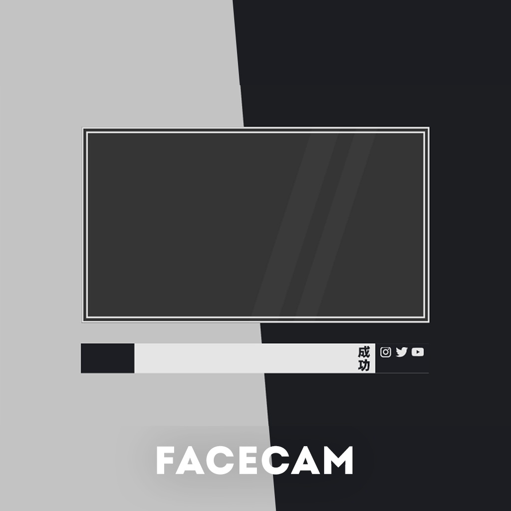 モダン ストリーム オーバーレイ | Modern Stream Overlay