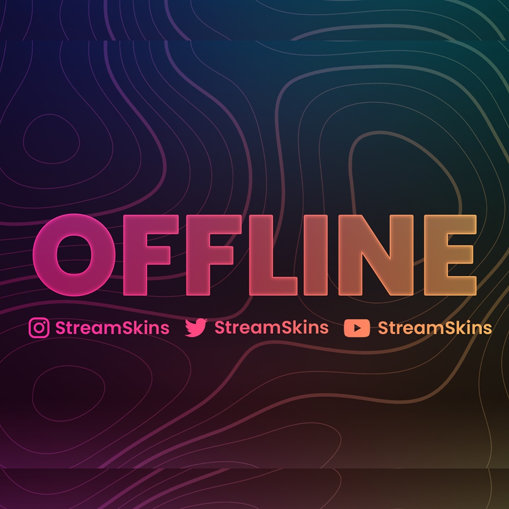 RGB ストリーム オーバーレイ アニメーション Twitch パッケージ