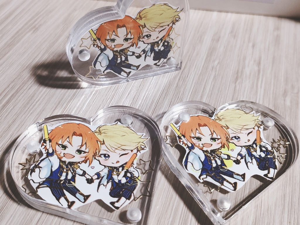 レオ嵐ちゃん自立アクスタ(ハート型)