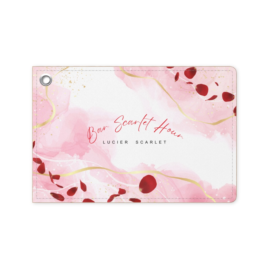 Bar Scarlet Hour パスケース（Rose）