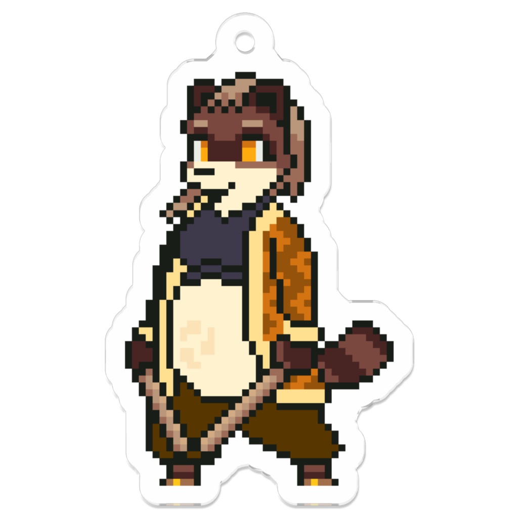 アクリルキーホルダー:コハク