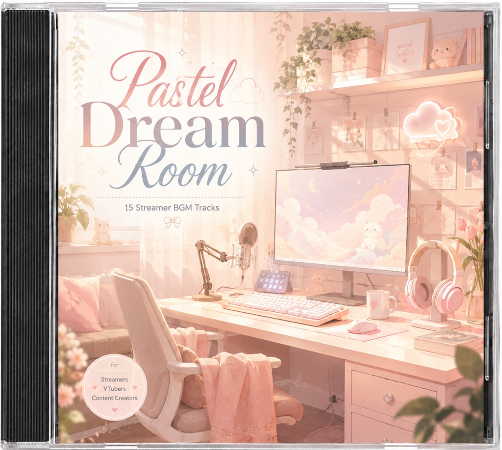 Pastel Dream Room｜VTuber・配信者向けBGM 15曲セット