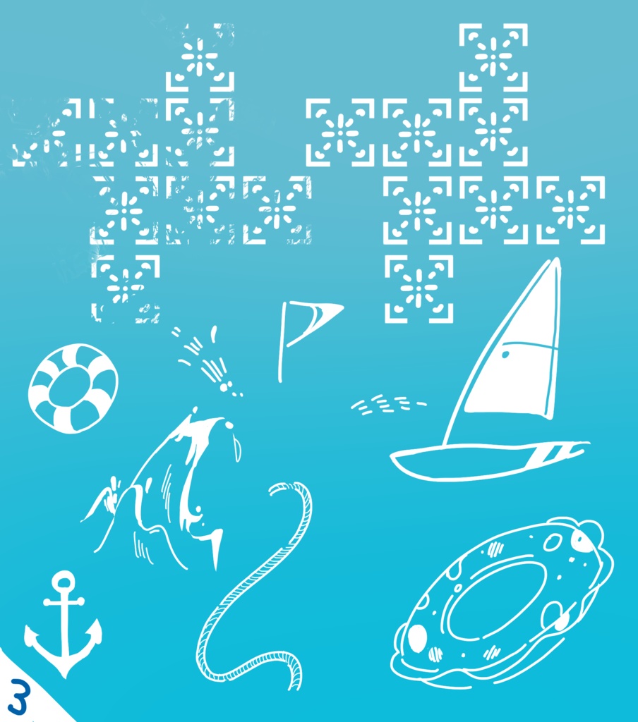 マーカー落書きSUMMERセット