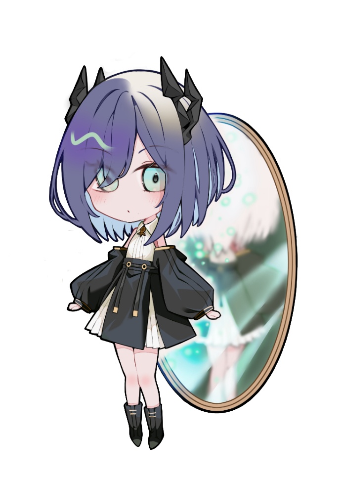 鏡ゆる氏ミニキャラアクキー