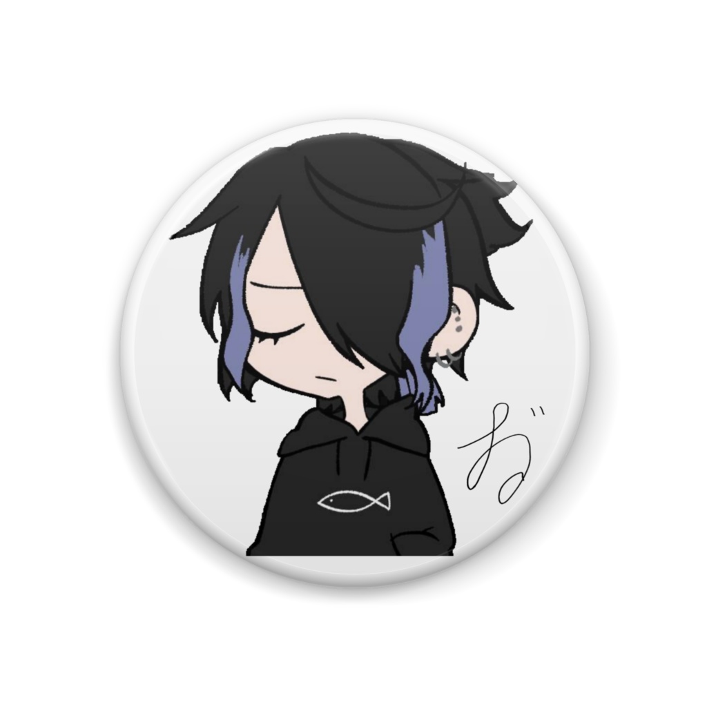 サイン入り缶ばっじ