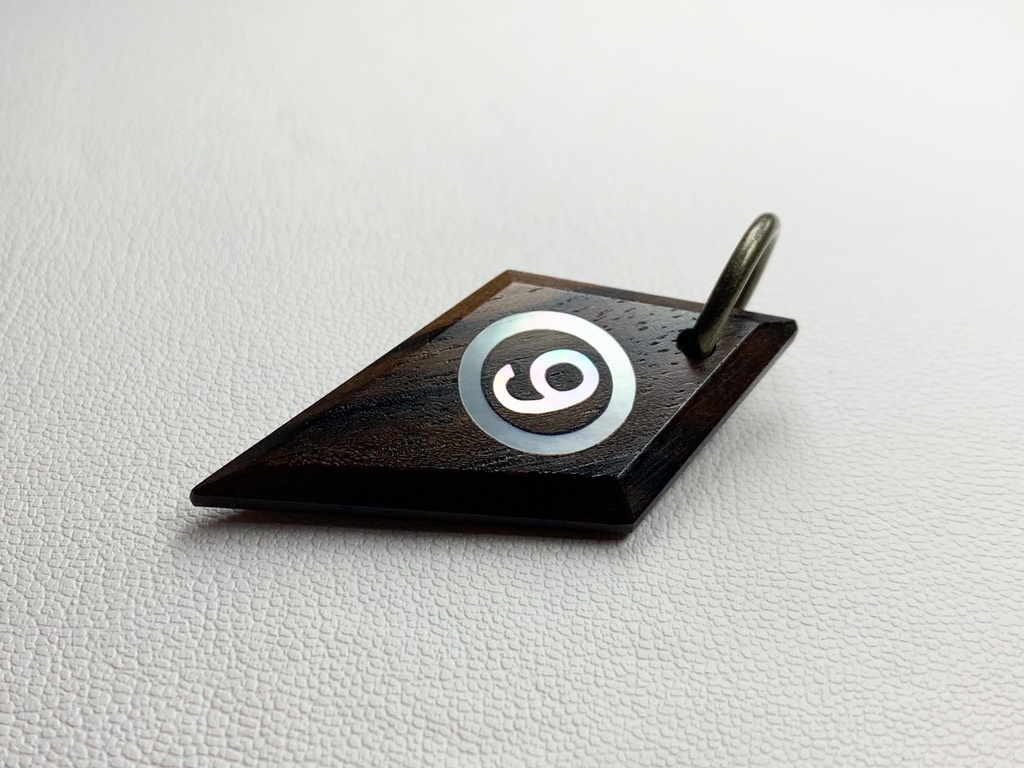 チルノ 木製インレイアクセサリー(ペンダント・キーホルダー・ストラップ)