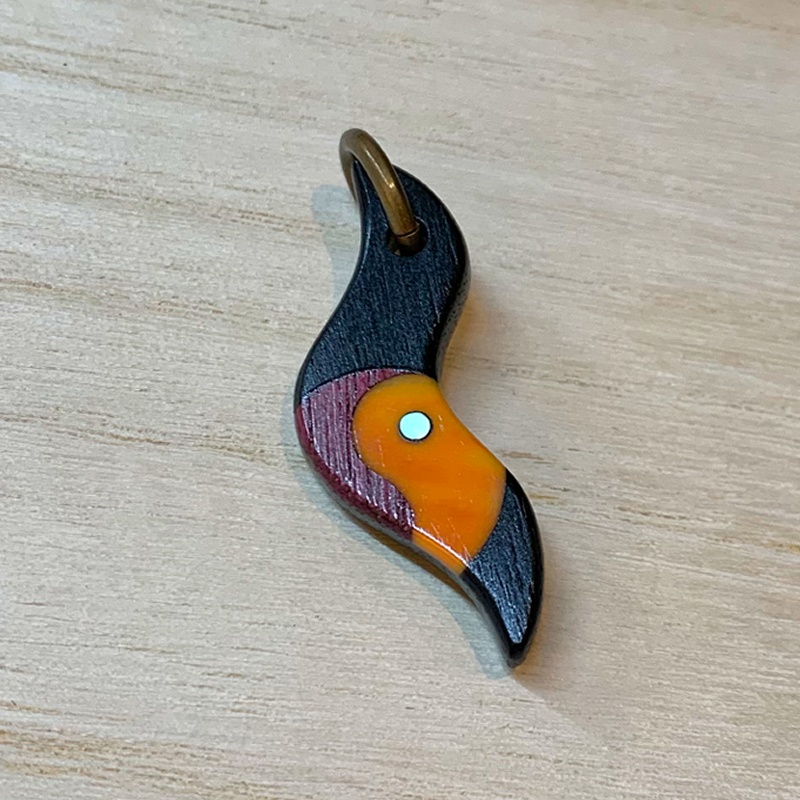 八雲家 木製インレイアクセサリー(ペンダント・キーホルダー・ストラップ)