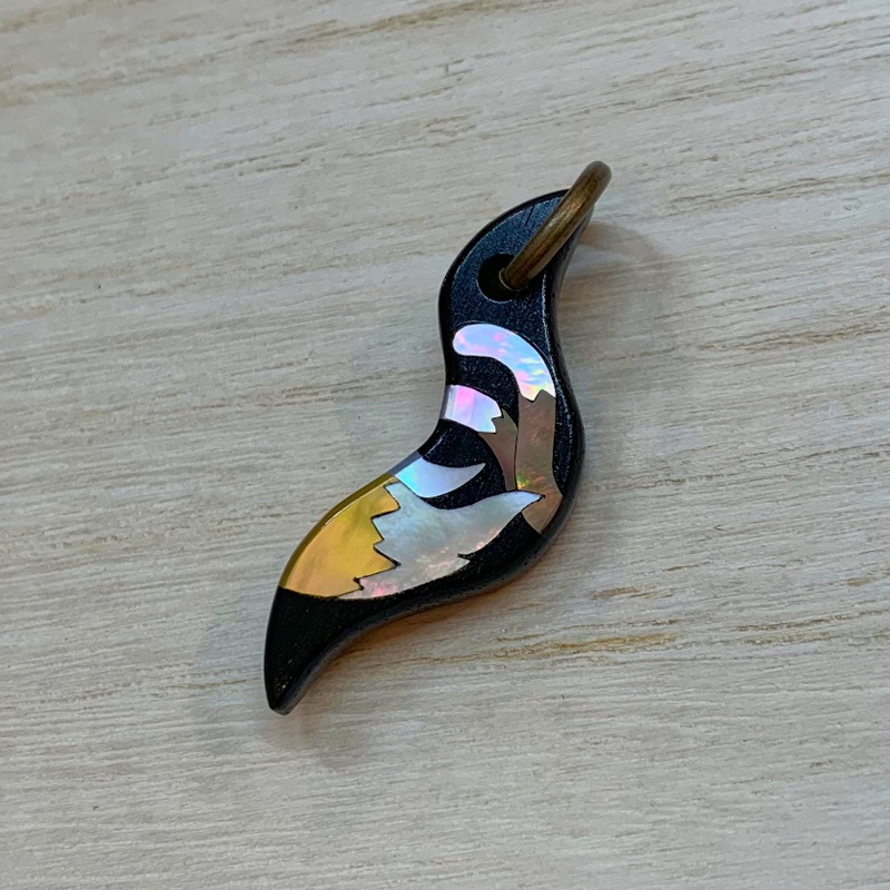 八雲家 木製インレイアクセサリー(ペンダント・キーホルダー・ストラップ)