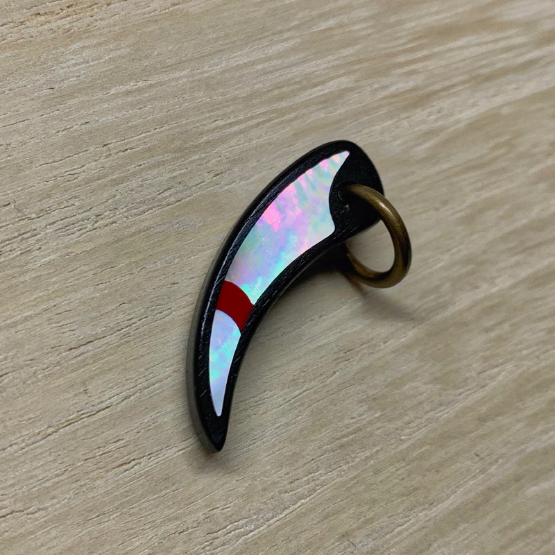 慧音 木製インレイアクセサリー(ペンダント・キーホルダー・ストラップ)