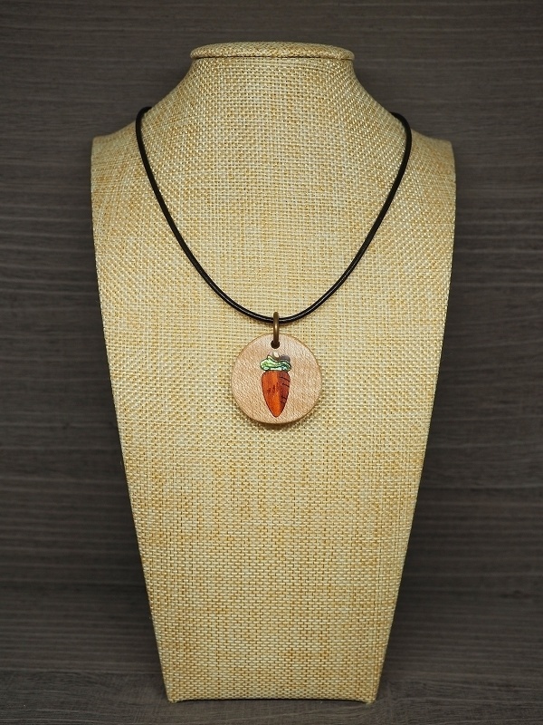 てゐ 木製インレイアクセサリー(ペンダント・キーホルダー・ストラップ)