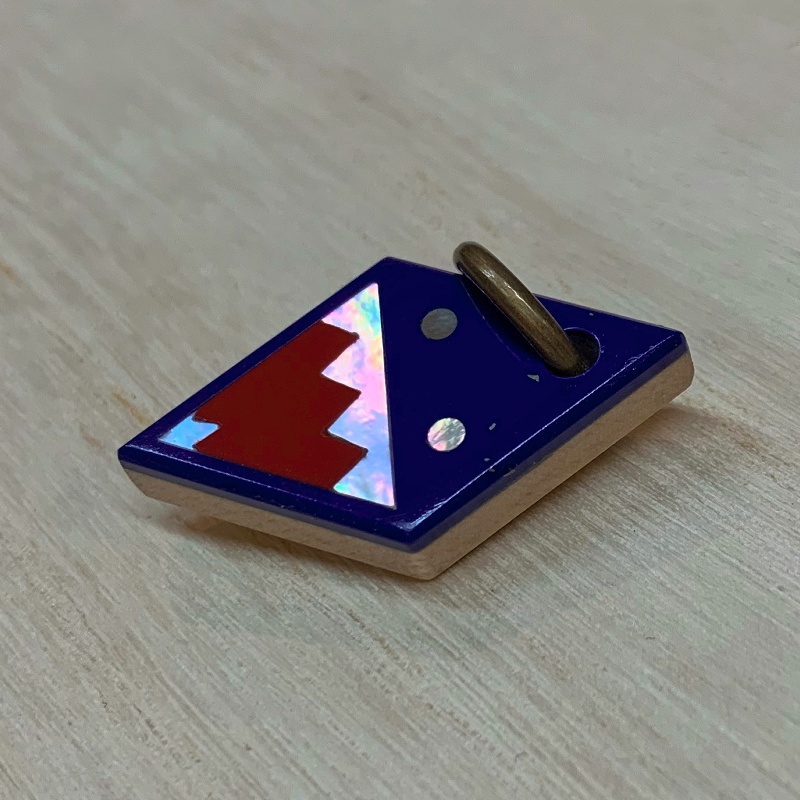 がうる・ぐら 木製インレイアクセサリー(ペンダント・キーホルダー・ストラップ)