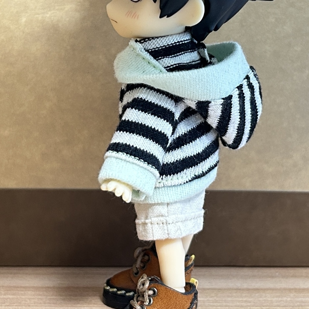 パーカー ボーダー+カラー (オビツ11/ピコドー9/ピコドー10/ねんどろいど)