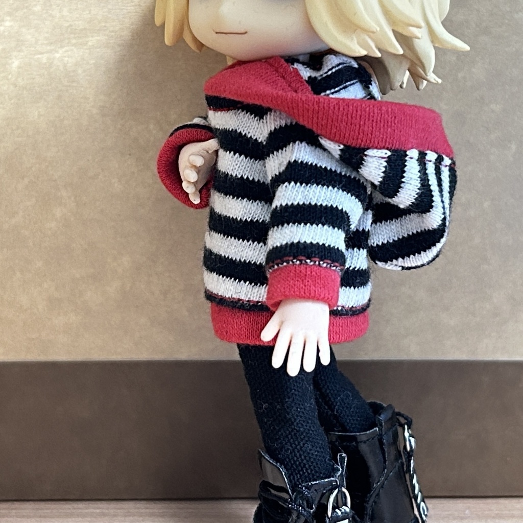 パーカー ボーダー+カラー (オビツ11/ピコドー9/ピコドー10/ねんどろいど)