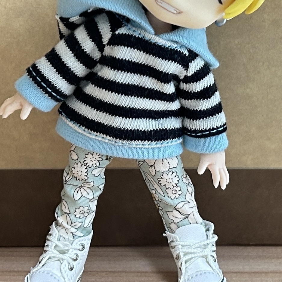 パーカー ボーダー+カラー (オビツ11/ピコドー9/ピコドー10/ねんどろいど)