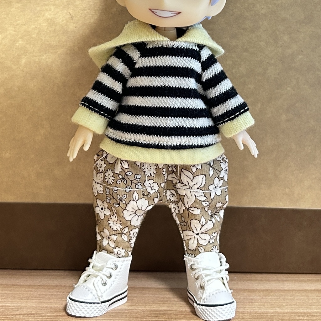 パーカー ボーダー+カラー (オビツ11/ピコドー9/ピコドー10/ねんどろいど)