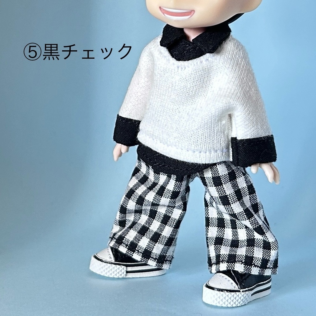 (オビツ11/ピコドー9)ワイドパンツ