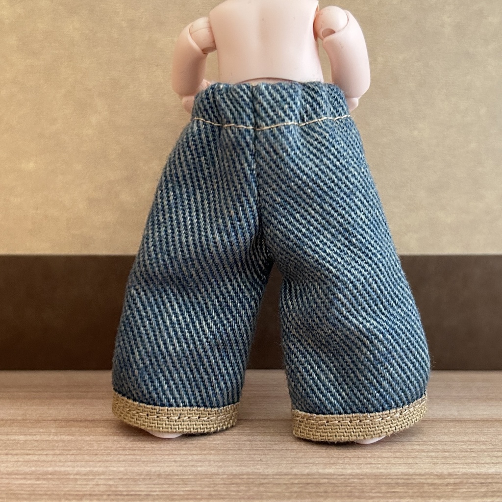 (オビツ11/ピコドー9)ワイドパンツ