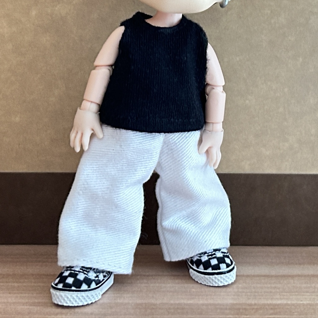 (オビツ11/ピコドー9)ワイドパンツ