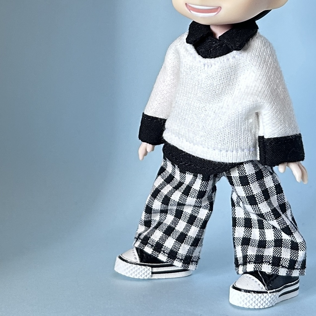 (オビツ11/ピコドー9)ワイドパンツ