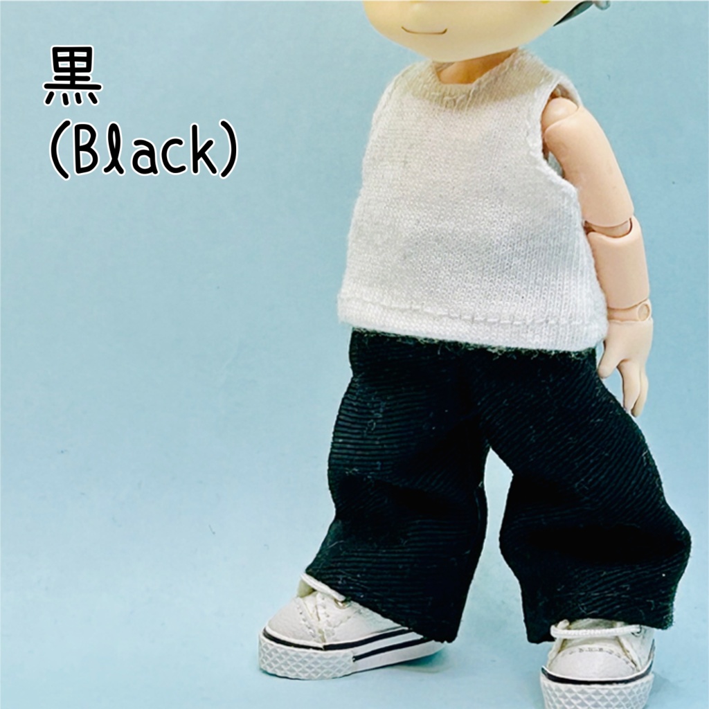 (オビツ11/ピコドー9)ワイドパンツ