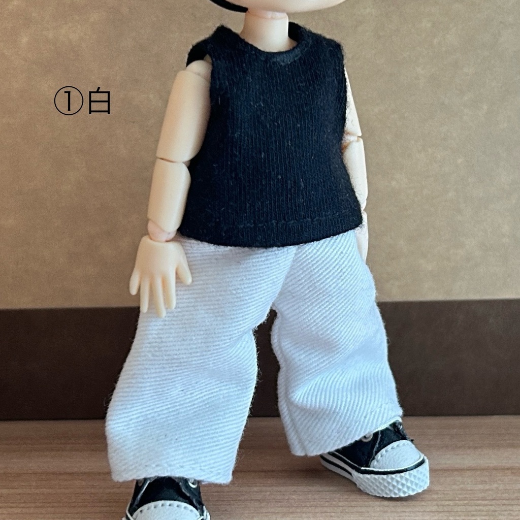 (オビツ11/ピコドー9)ワイドパンツ