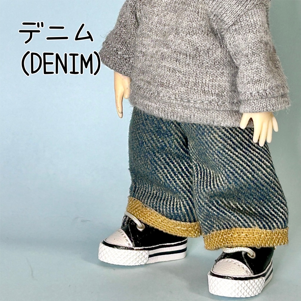 (オビツ11/ピコドー9)ワイドパンツ