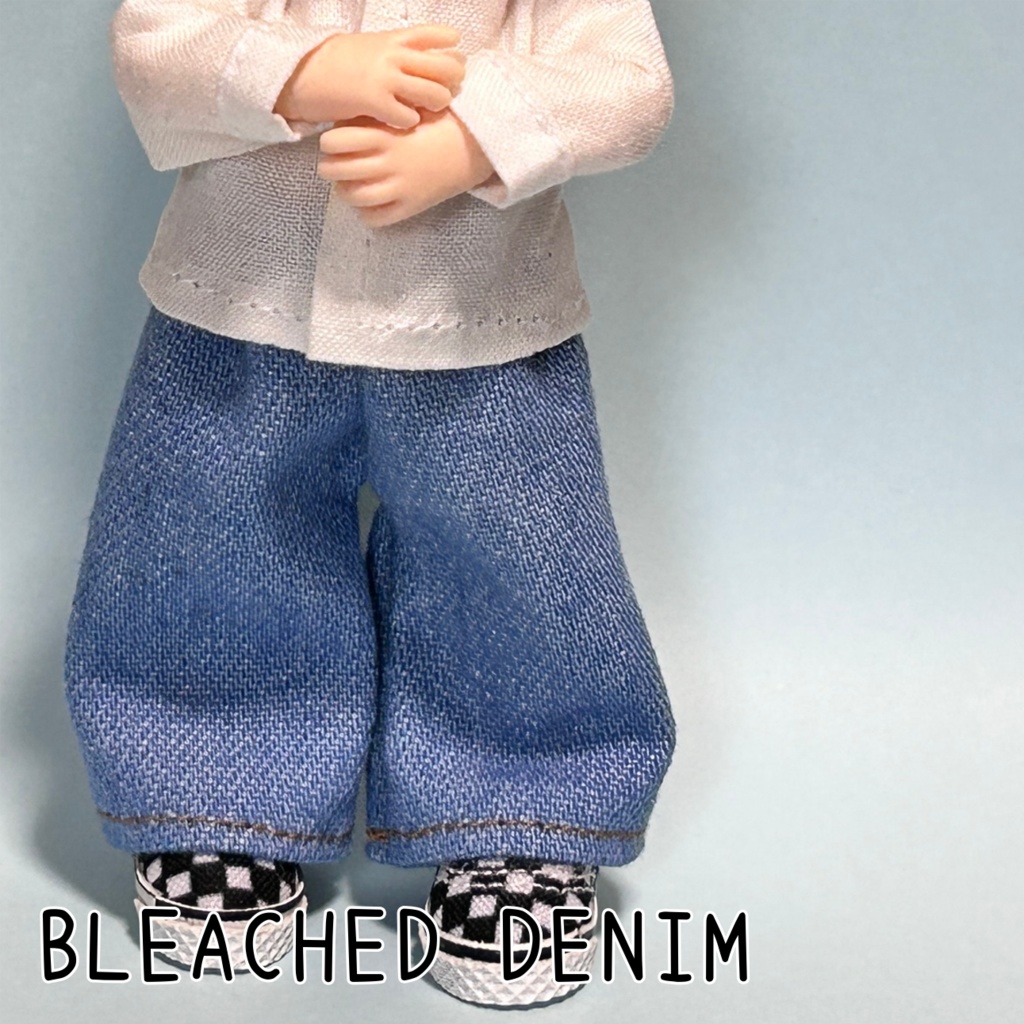 (オビツ11/ピコドー9)ワイドパンツ