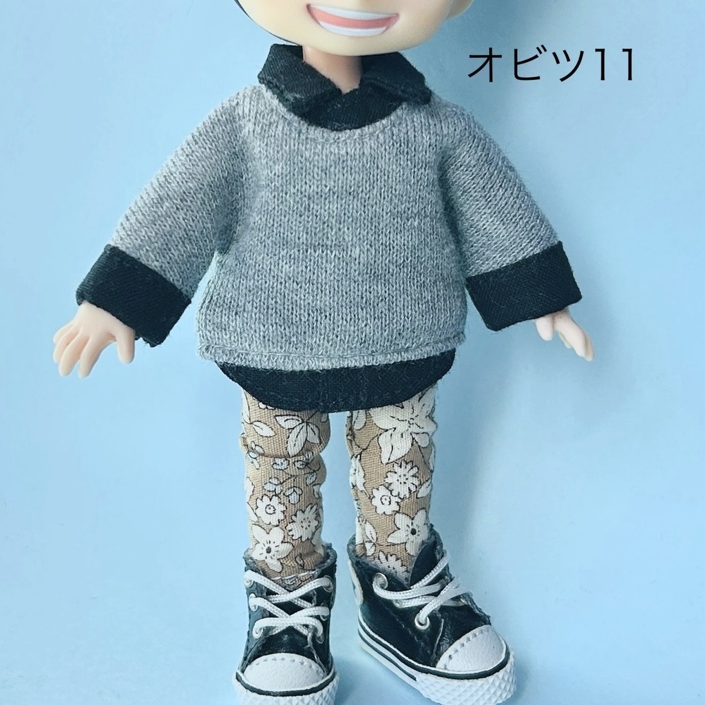 重ね着風 トレーナー【オビツ11/ピコドー/ねんどろいど】