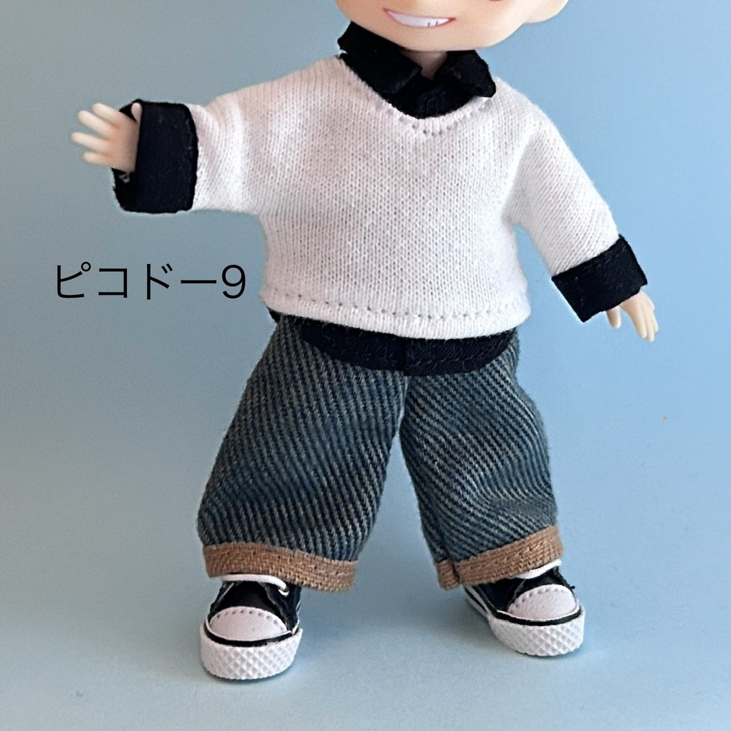 重ね着風 トレーナー【オビツ11/ピコドー/ねんどろいど】