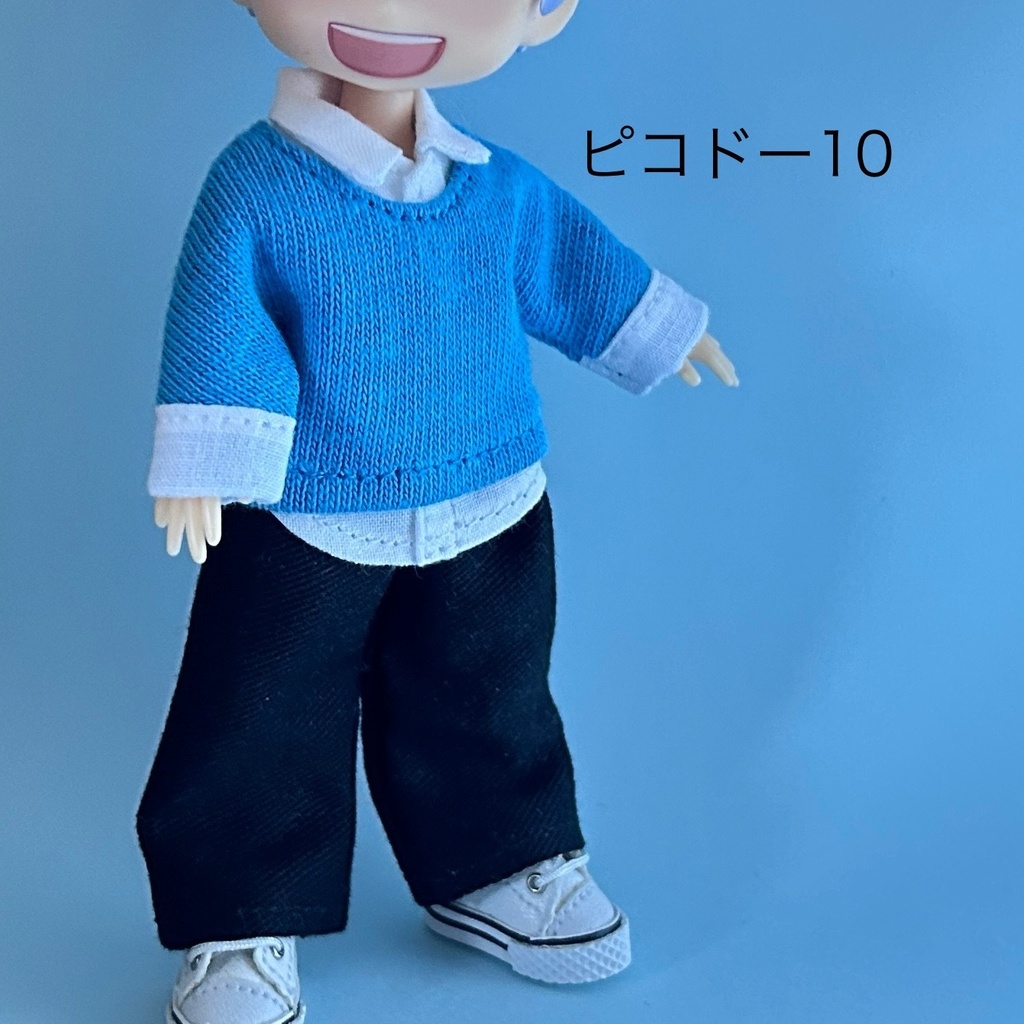 重ね着風 トレーナー【オビツ11/ピコドー/ねんどろいど】